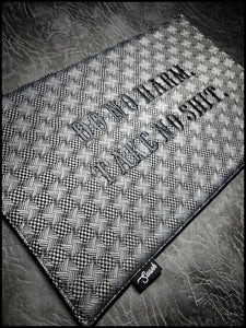 Gunmetal Silk Crosshatch EDC Mat