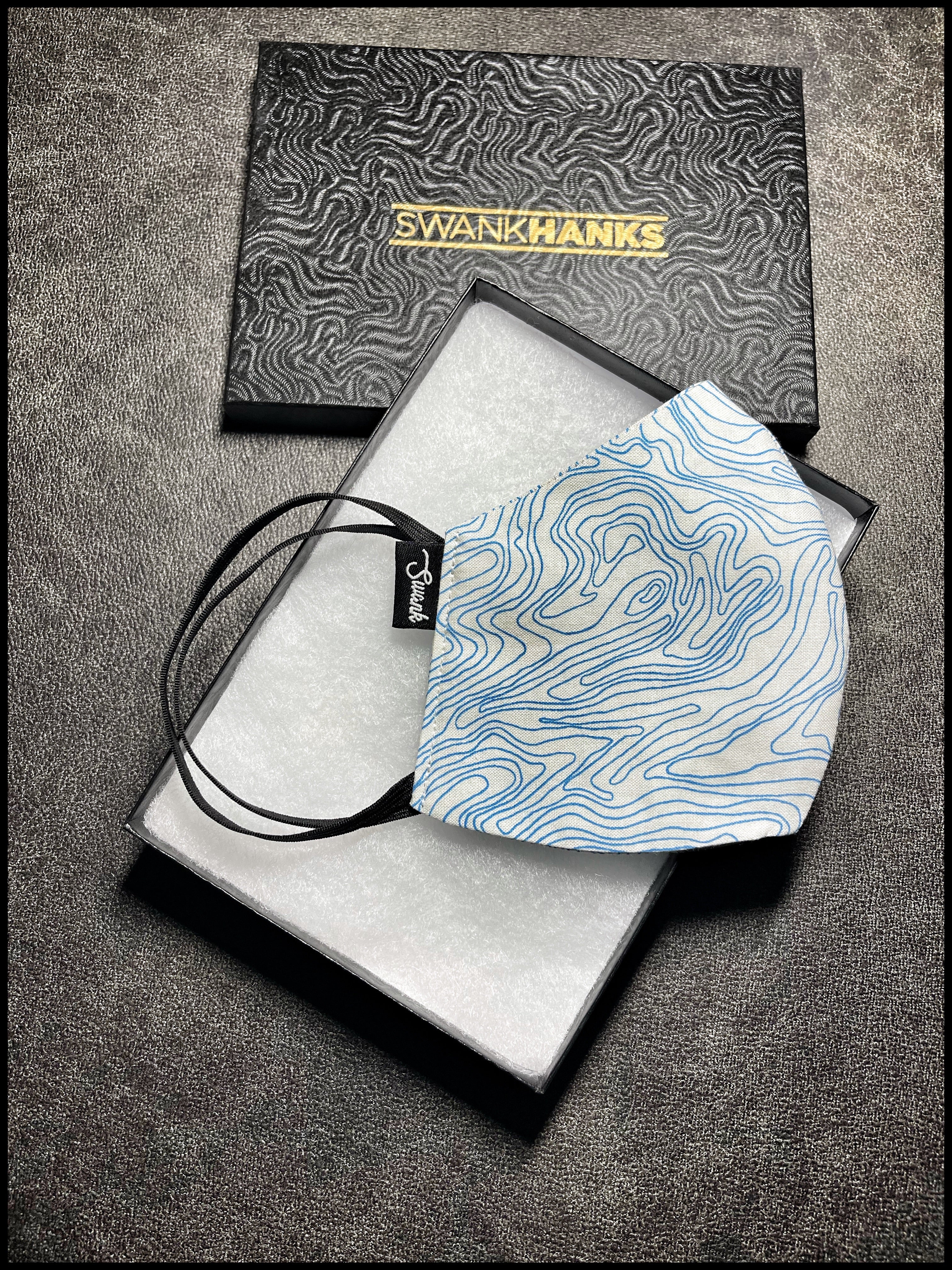 - BLUE TOPO HANK/MASK COMBO -