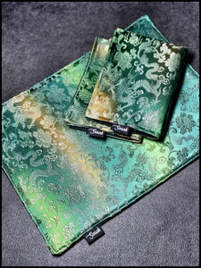 Emerald Striped Dragon Silk