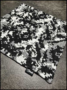 Quilted Digi Camo (B&W)