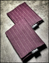 Burgundy Pinstripe