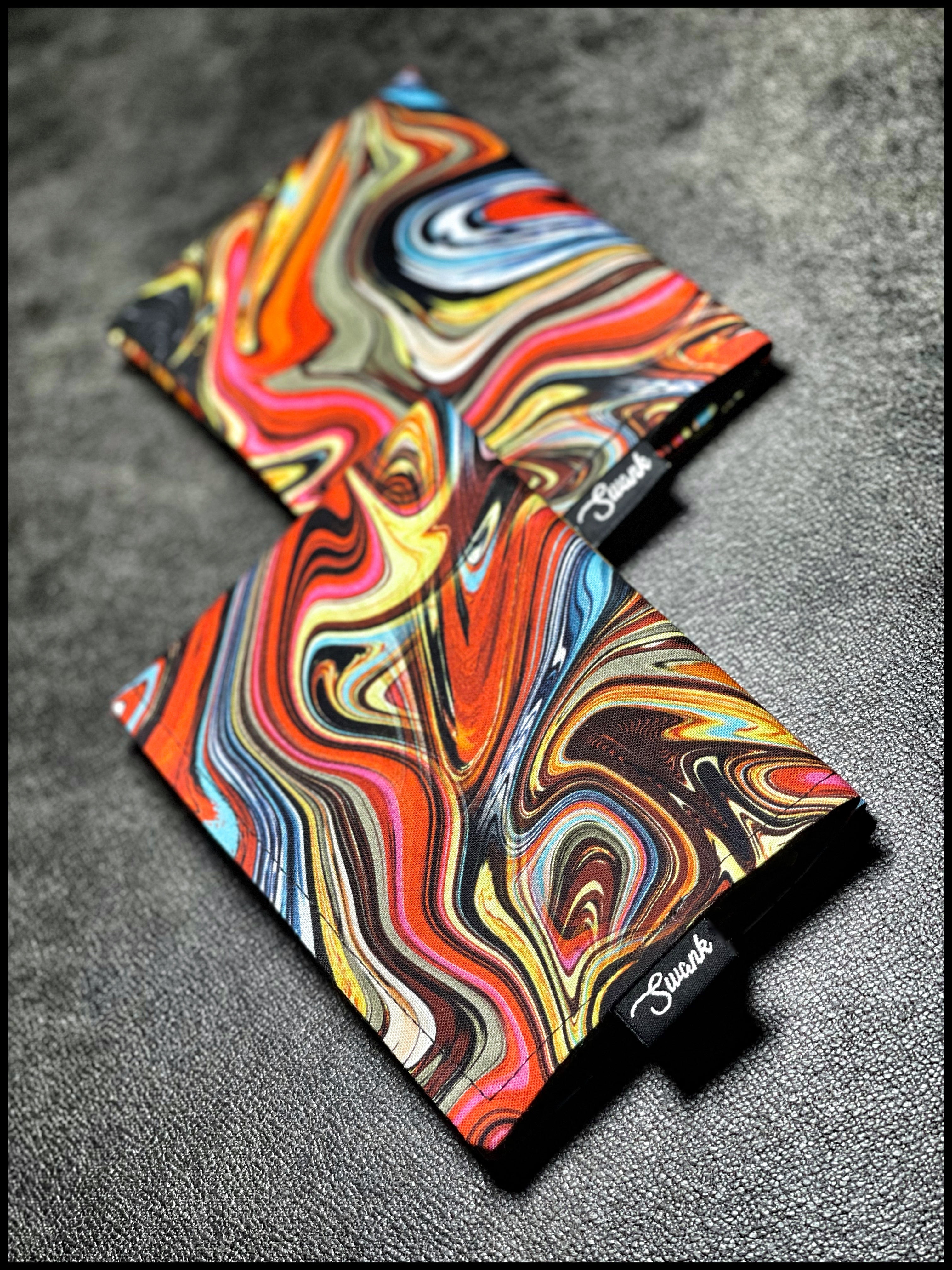 Acrylic Oil Spill (red)