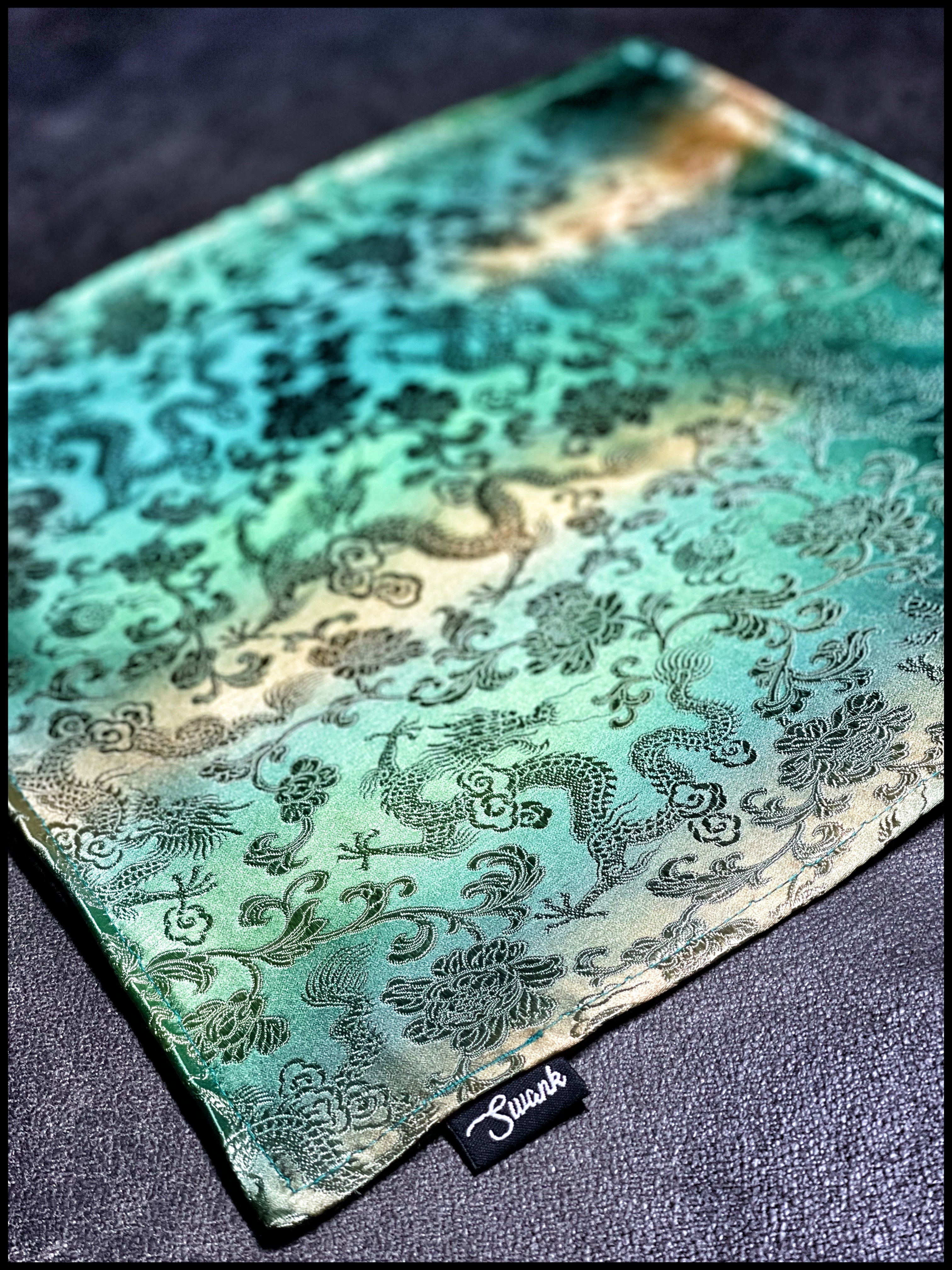 Emerald Striped Dragon Silk