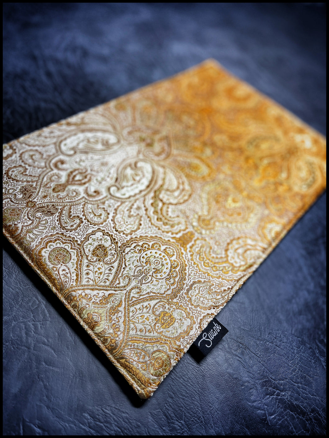 Golden paisley silk EDC Mat