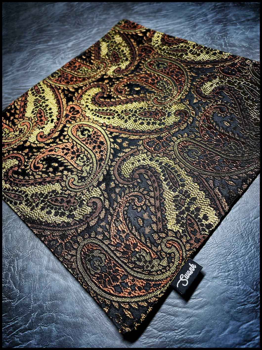 Paisley satin silk