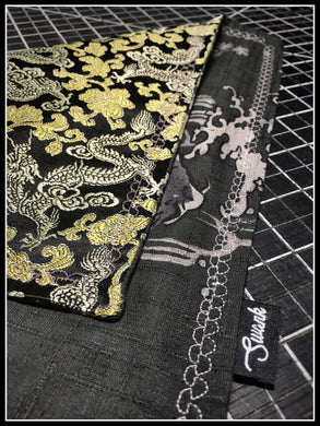 Black Koi one-off dragon silk #2