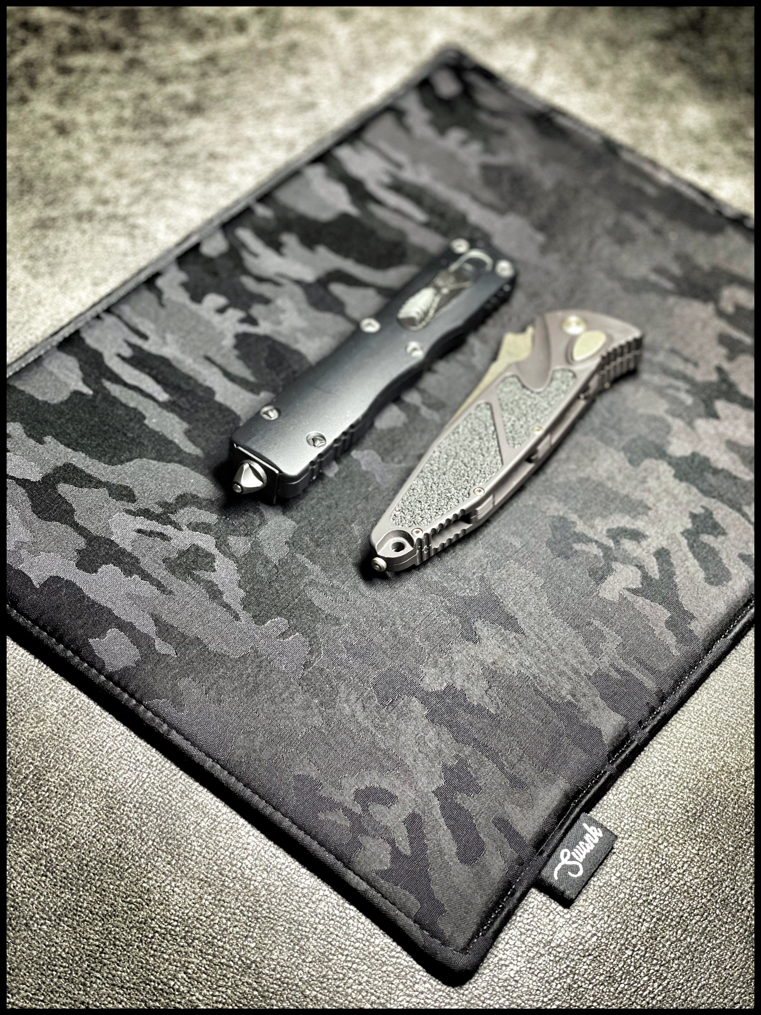Black Multicam Silk EDC Mat
