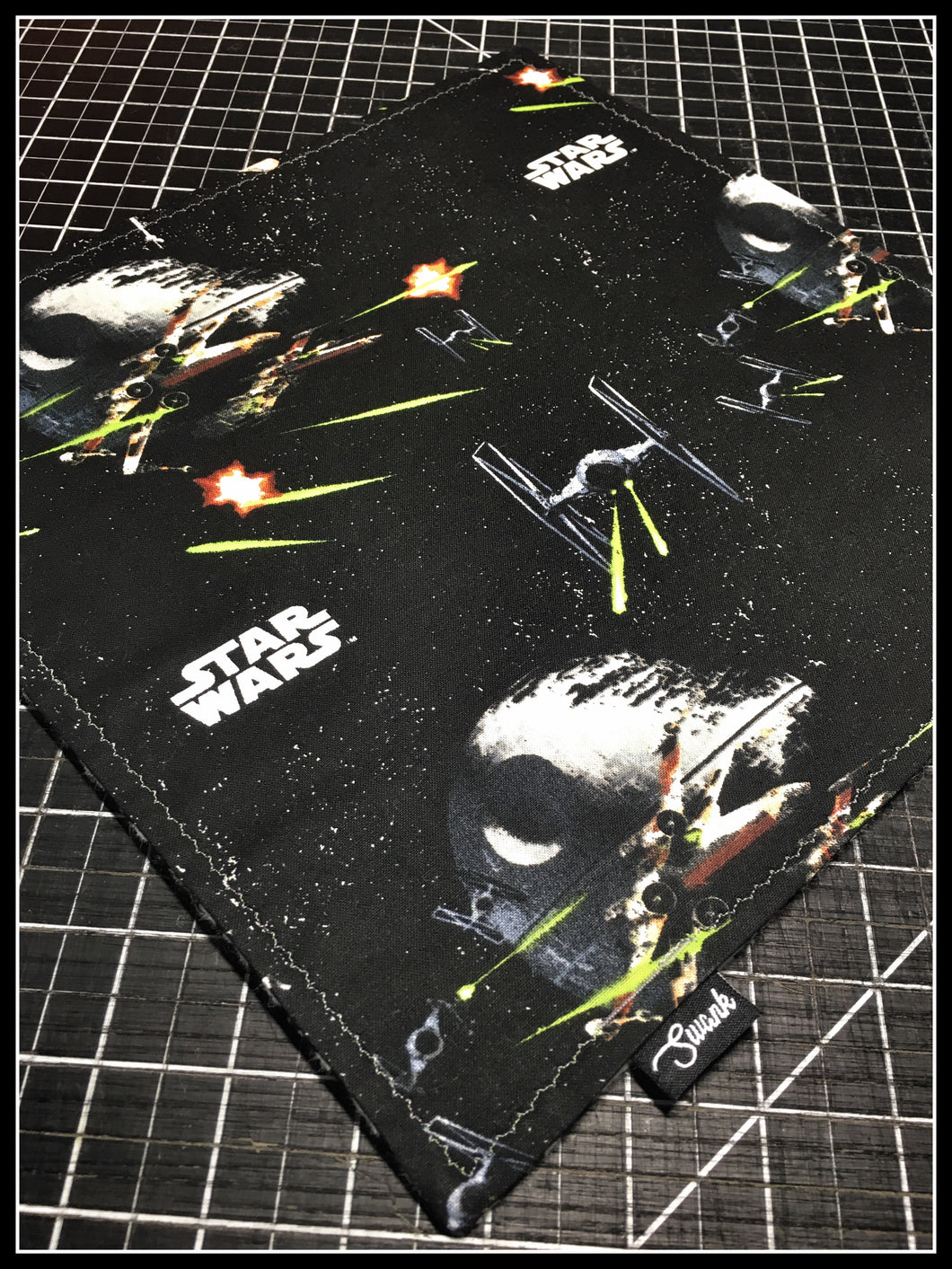 Death Star battle (flannel backed)