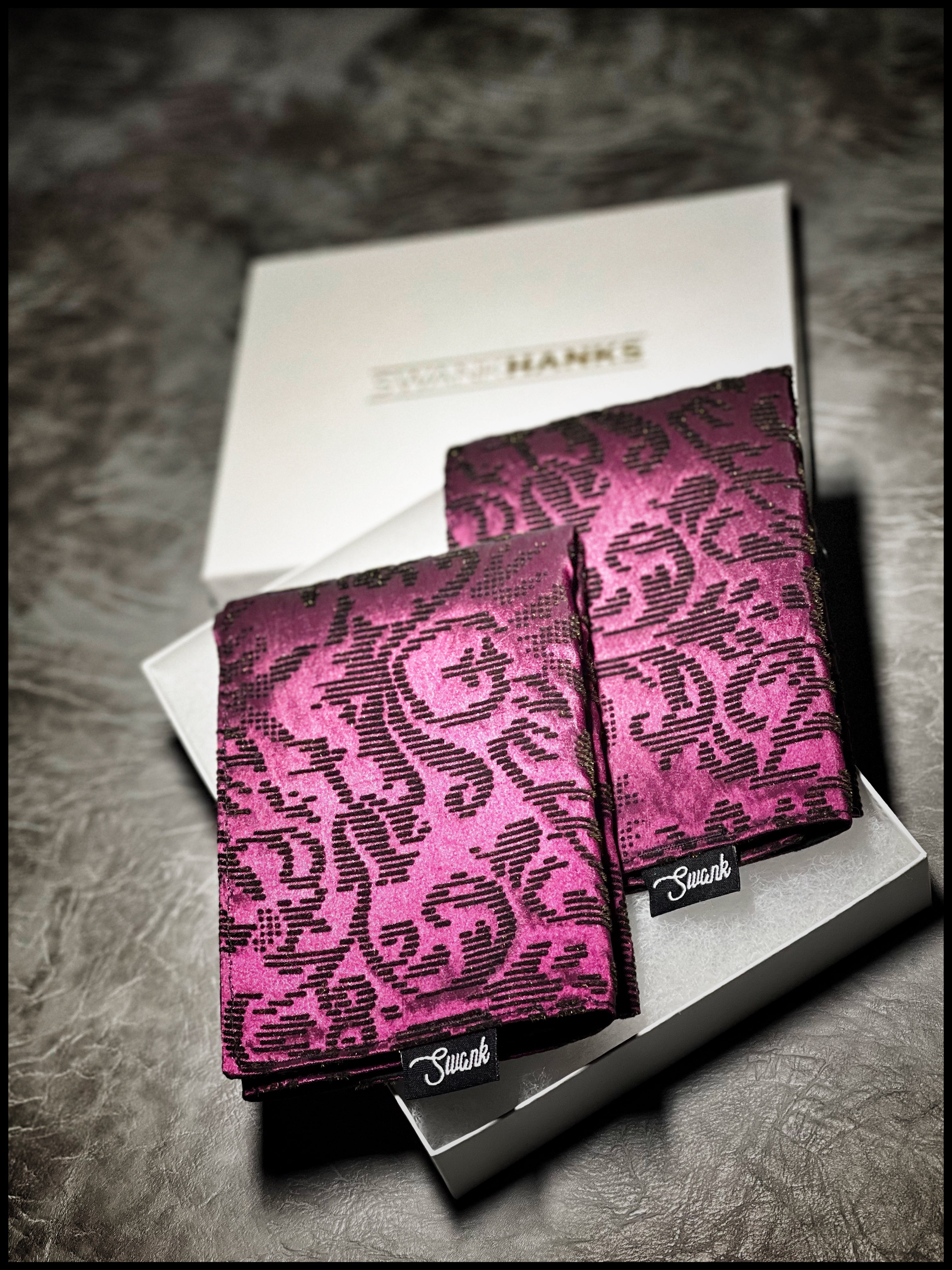 Velvet braille paisley silk