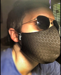 Black Honeycomb Mask