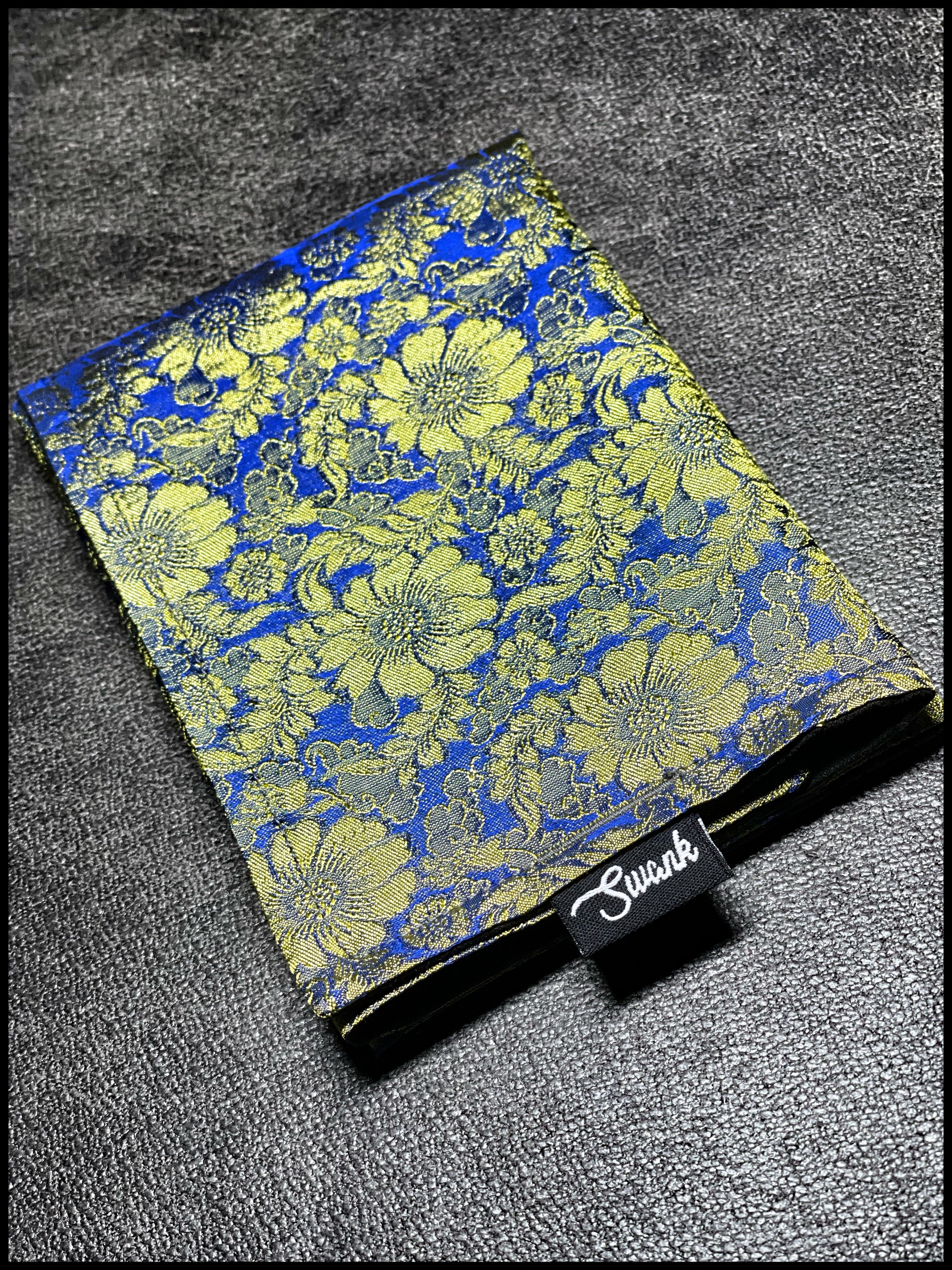 FLORAL SILK (yellow/blue)